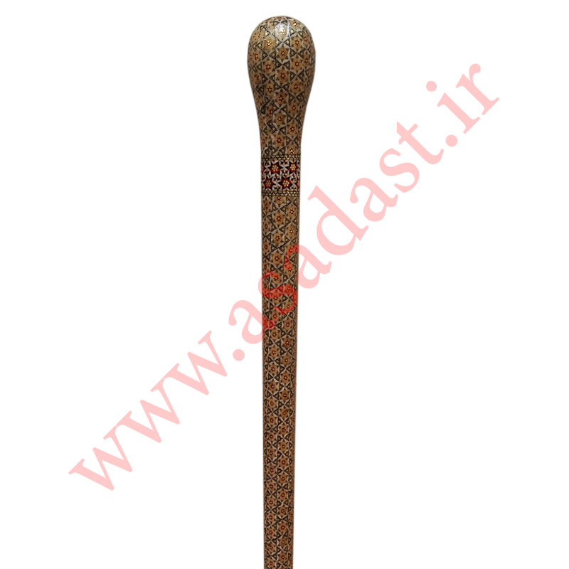 عصای چوبی شاهی خاتم کاری FSG30