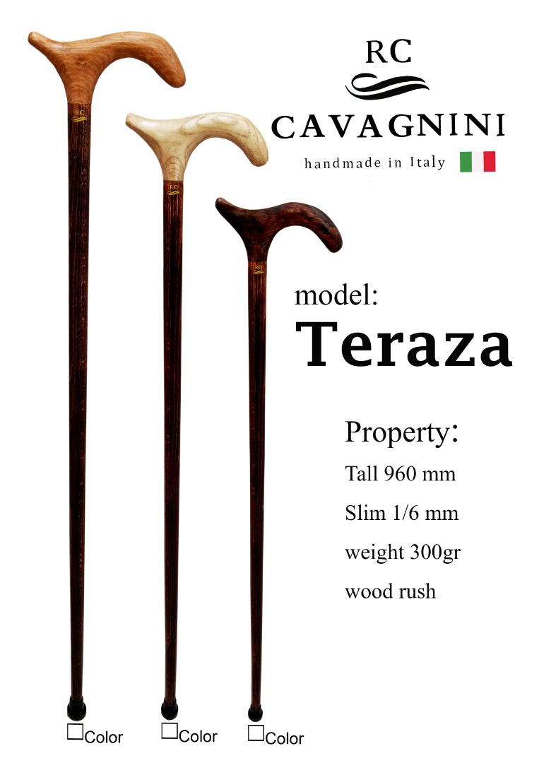 عصای دست ساز ترزا ساخت کمپانی CAVAGNINI ایتالیا