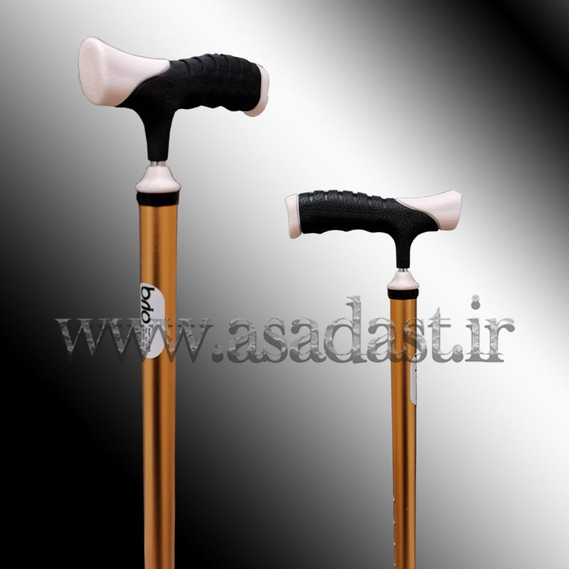 عصای چهارپایه طبی Dansong قابل تنظیم ارتفاع