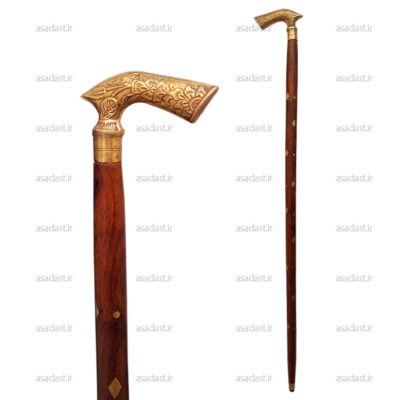 عصا دست ساز عتیقه هندی
